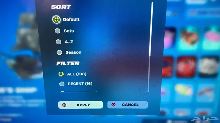 حساب فورت نايت 9