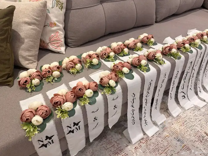 تنسيق شنط العروس 6