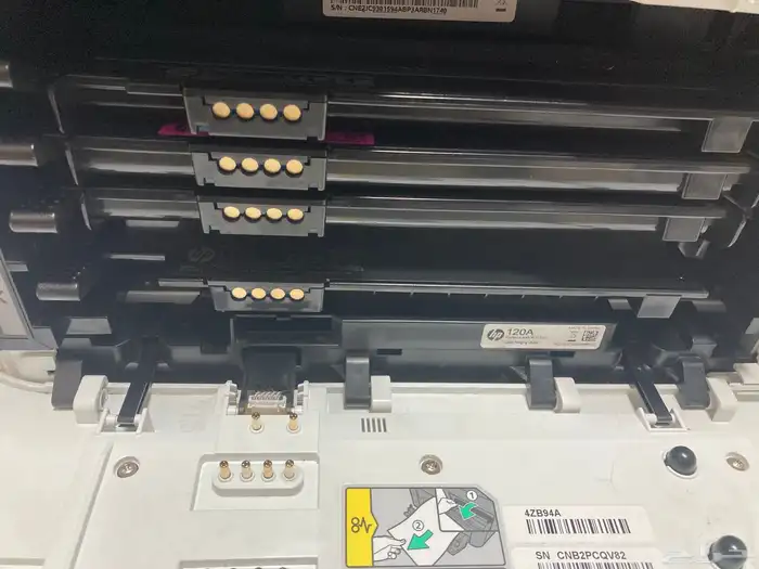 صيانة طابعات الليزر الملونة _hp m 150 _hp mfp 178 5