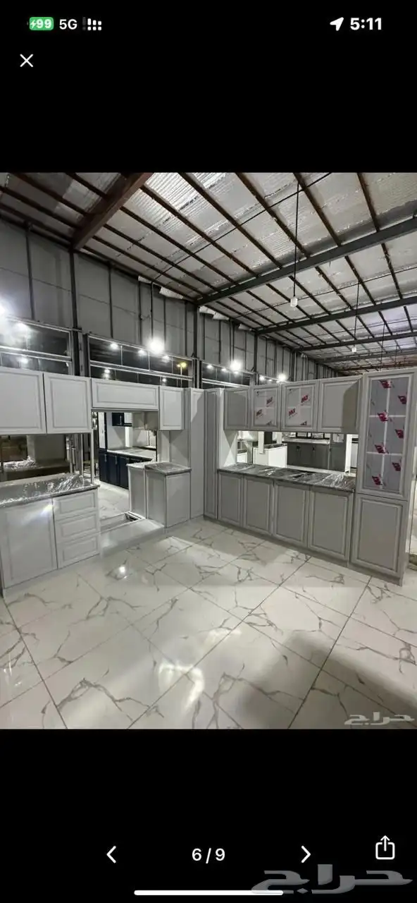 دولاب مطبخ جاهز 6 متر صاج 2300 ريال 9