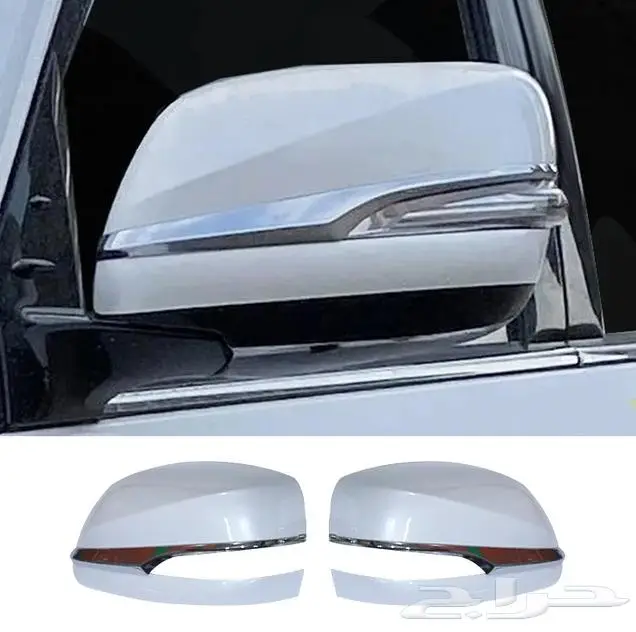 غطاء مرايات يمين يسار ابيض لؤلؤي 2015 -2008 LX570 2