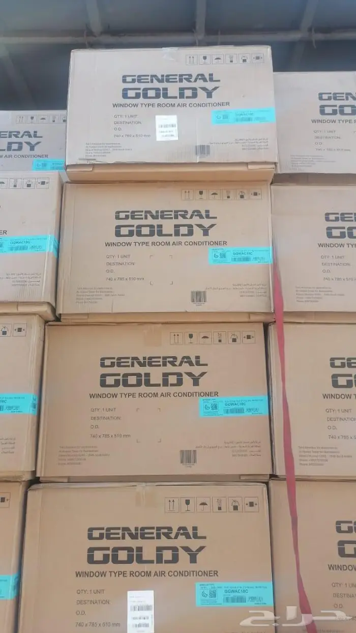 مكيفات شباك جنرال جولدي 18000 وحدة بارد 1