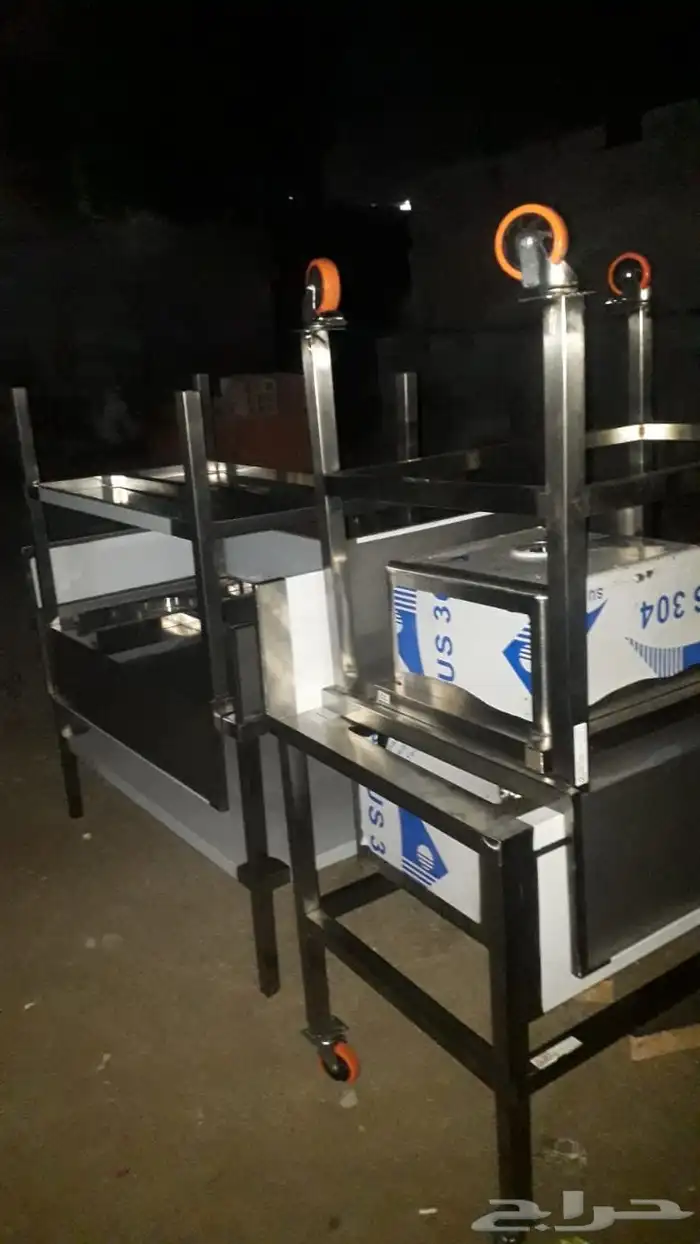 تجهيز مطاعم ومطابخ مداخن طاولات مغاسل أستيل 45