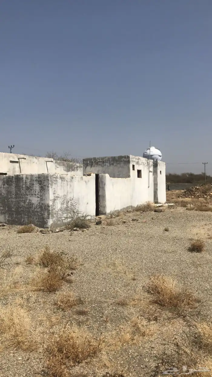 حوش كبير بعداد كهربه فيه بيت شعبي في الجائزة 1
