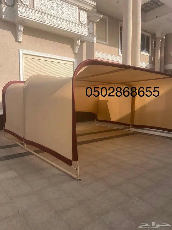 مظلة سيارة المتنقلة الطول 5.80 آلعرض 3.30 أرتفاع 2.50 4