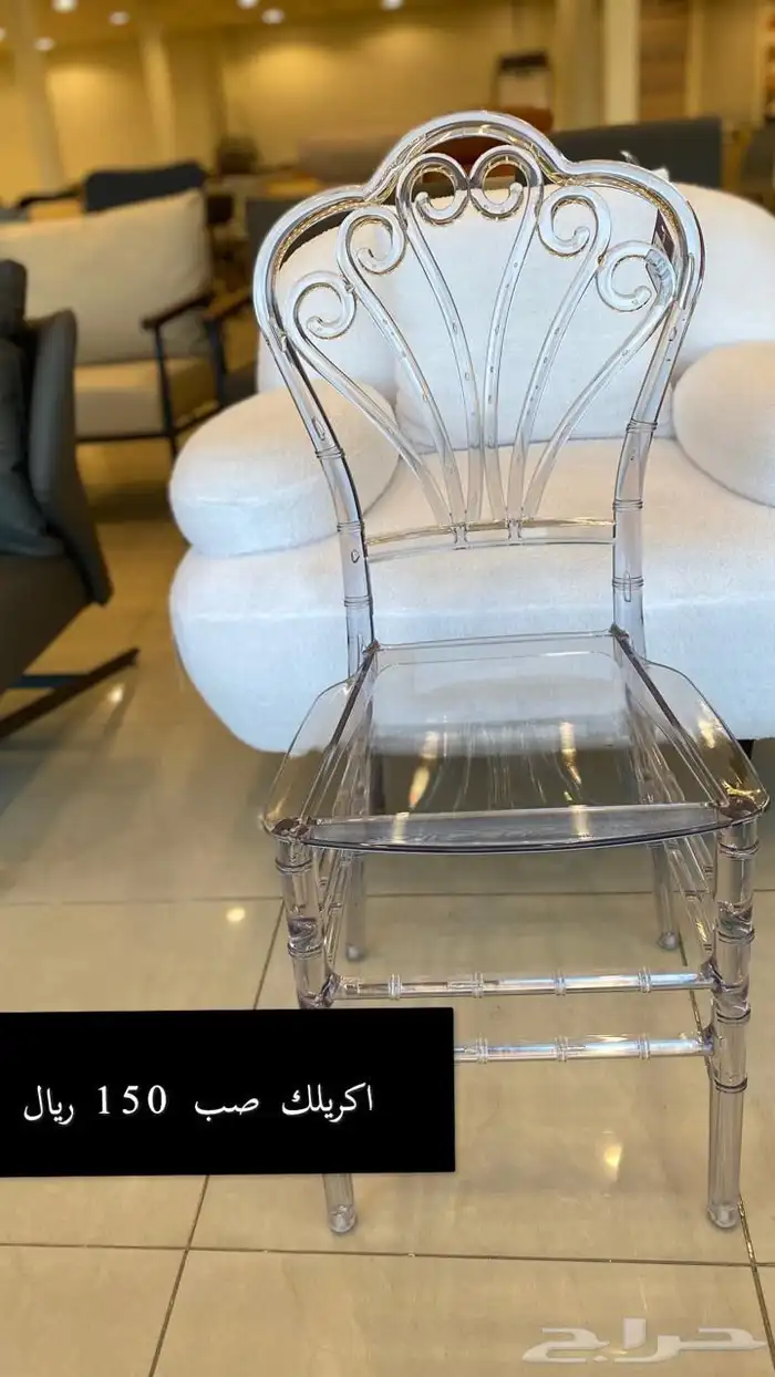 كرسي اكريلك شفاف كراسي افراح جديد بيع بالجملة 2