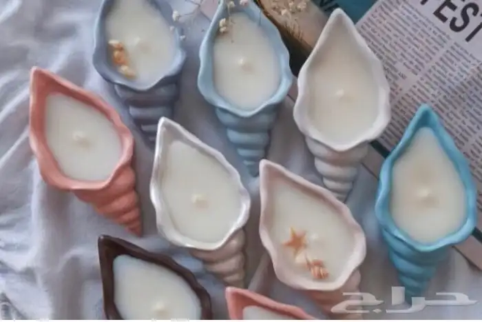 توزيعات شموع وصابون بعطور فرنسيه هدايا مواليد نفاس تخرج 33