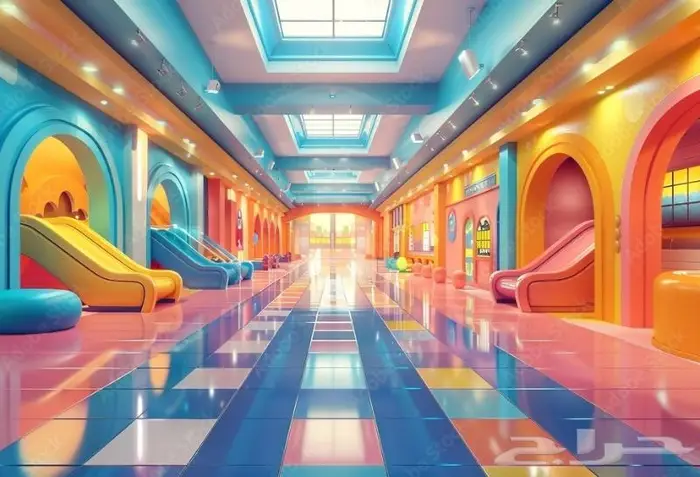 تصميم ديكور ملاهي 2