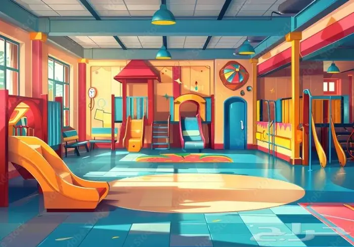 تصميم ديكور ملاهي 1