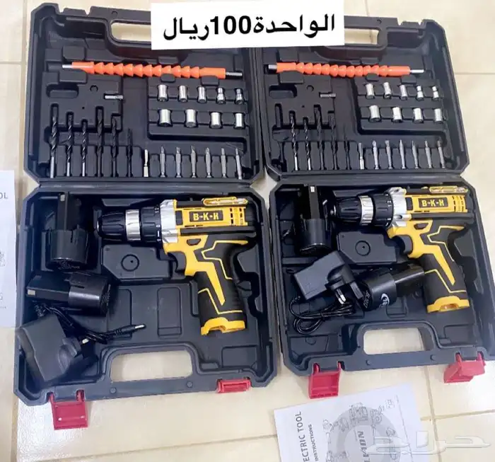 للبيع دريل شحن بطاريتين 12V ب100 ريال 3