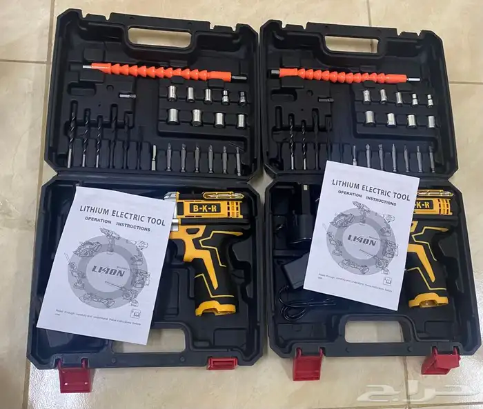 للبيع دريل شحن بطاريتين 12V ب100 ريال 1