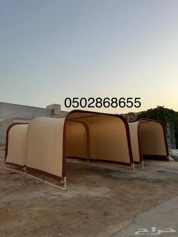 مظلة سيارة المتنقلة الطول 5.80 آلعرض 3.30 أرتفاع 2.50 2