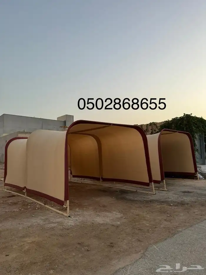 مظلة سيارة المتنقلة الطول 5.80 آلعرض 3.30 أرتفاع 2.50 3