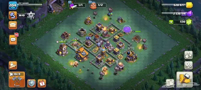 قرية كلاش اوف كلانس تاون 14 ماكس   Clash of Clans 8