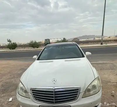 مرسيدس 2007 ابيض للبيع السيارة نظيفة 4