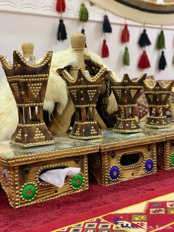 مداخن حائل من خشب الاثل الطبيعي 3