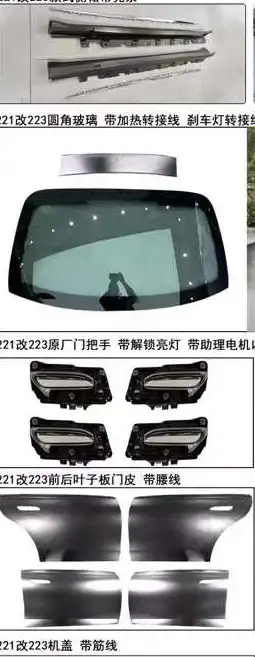 تحويل مرسيدس s-class 2006-2013 داخلي و خارجي الى 2023 22