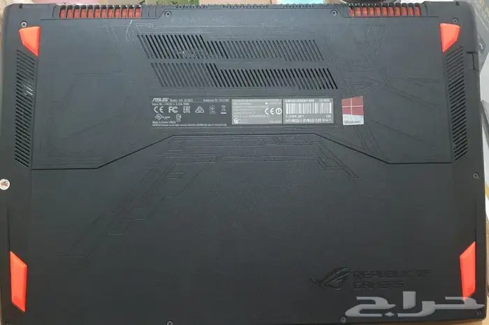 لاب توب أسوس روج asus rog جبار للجيمرز يدعم 180 فريم و VR 4