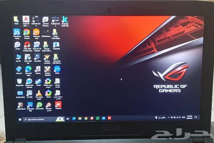 لاب توب أسوس روج asus rog جبار للجيمرز يدعم 180 فريم و VR 2