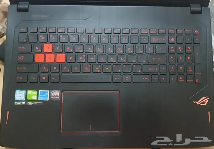 لاب توب أسوس روج asus rog جبار للجيمرز يدعم 180 فريم و VR 3