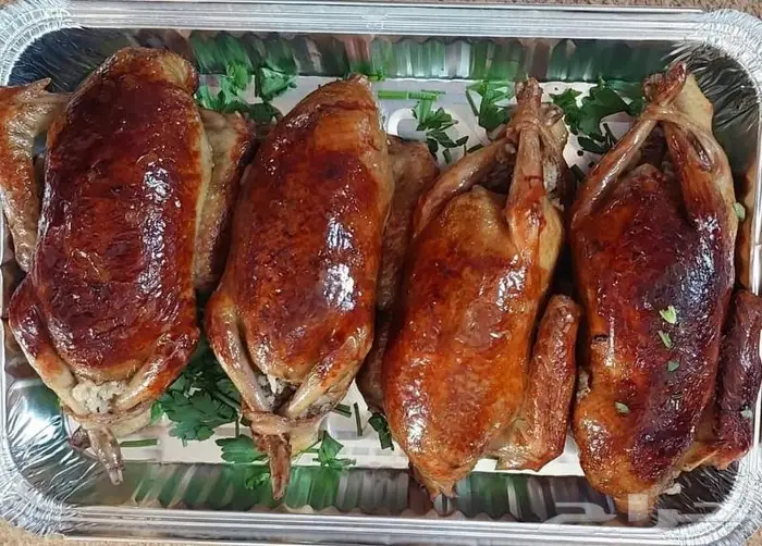 حمام محشي جامبو ( أرز   فريك ) 1