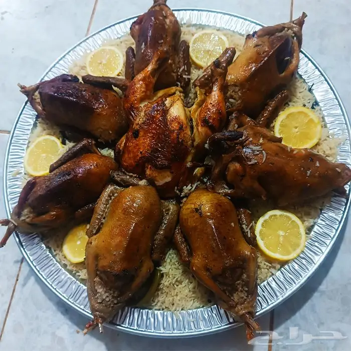 حمام محشي جامبو ( أرز   فريك ) 2