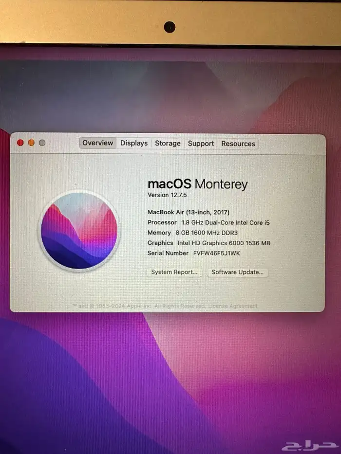 ماك بوك اير 2017 1