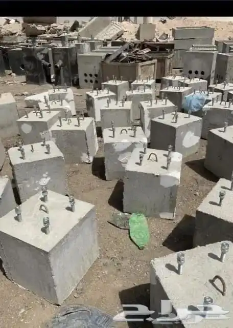 اعمدة شوارع وكشافات وقواعد خرسانيه وأعمدة ديكورية 46