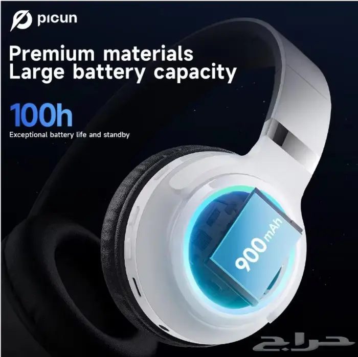 سماعة بلوتوث RGB من شركة Picun 2