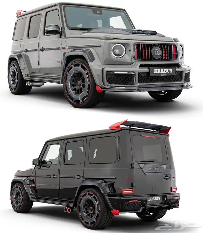 صدام امامي جي كلاس برابوس B800 زوايد وقطع BRABUS 27