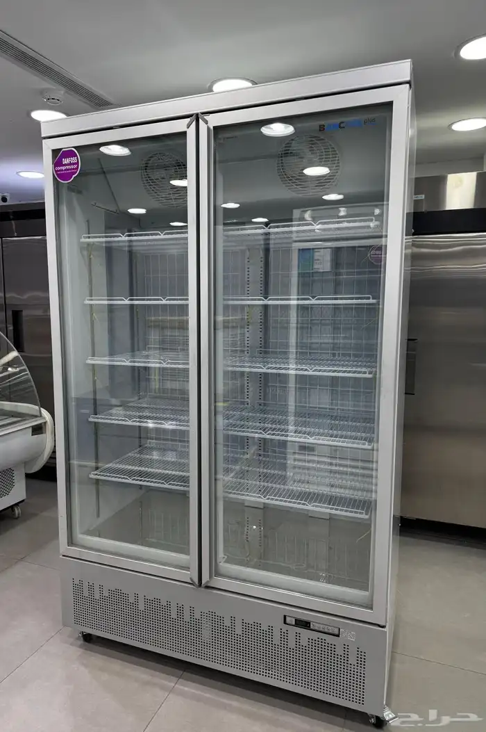 فريزر بانكول 2 باب زجاج 126 10