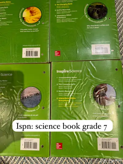 كتب للبيع مدارس عالمية الصف السابع والثامن 16