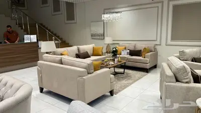 كنب بيج نظيف 0