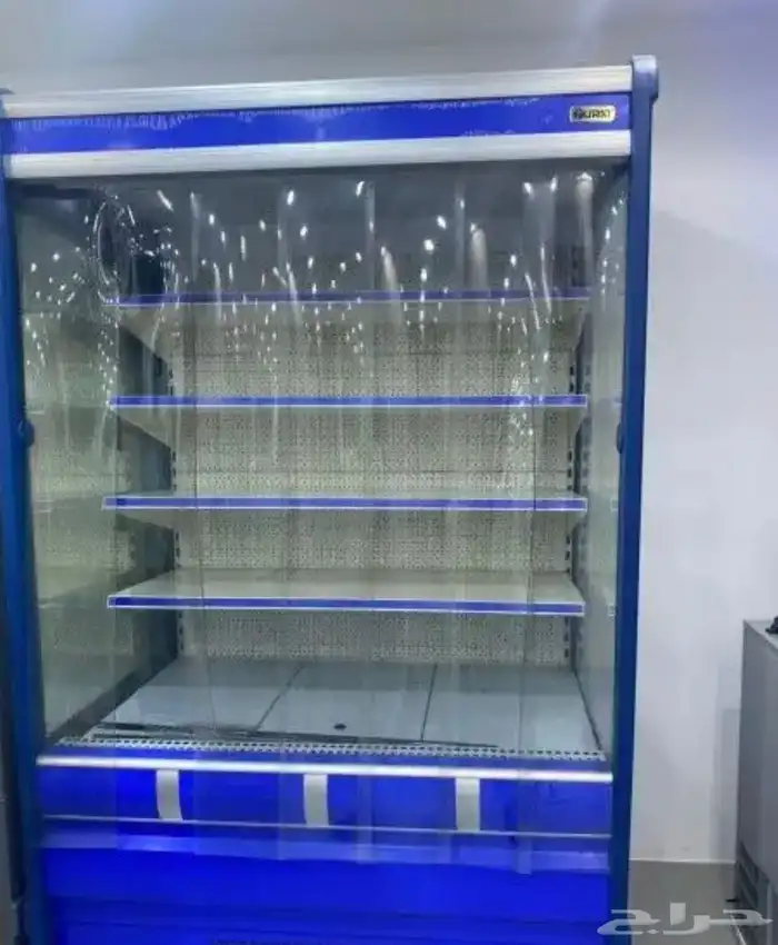 ثلاجة خضار و تمور و عصائر عرض بدون زجاج (جديد) 2