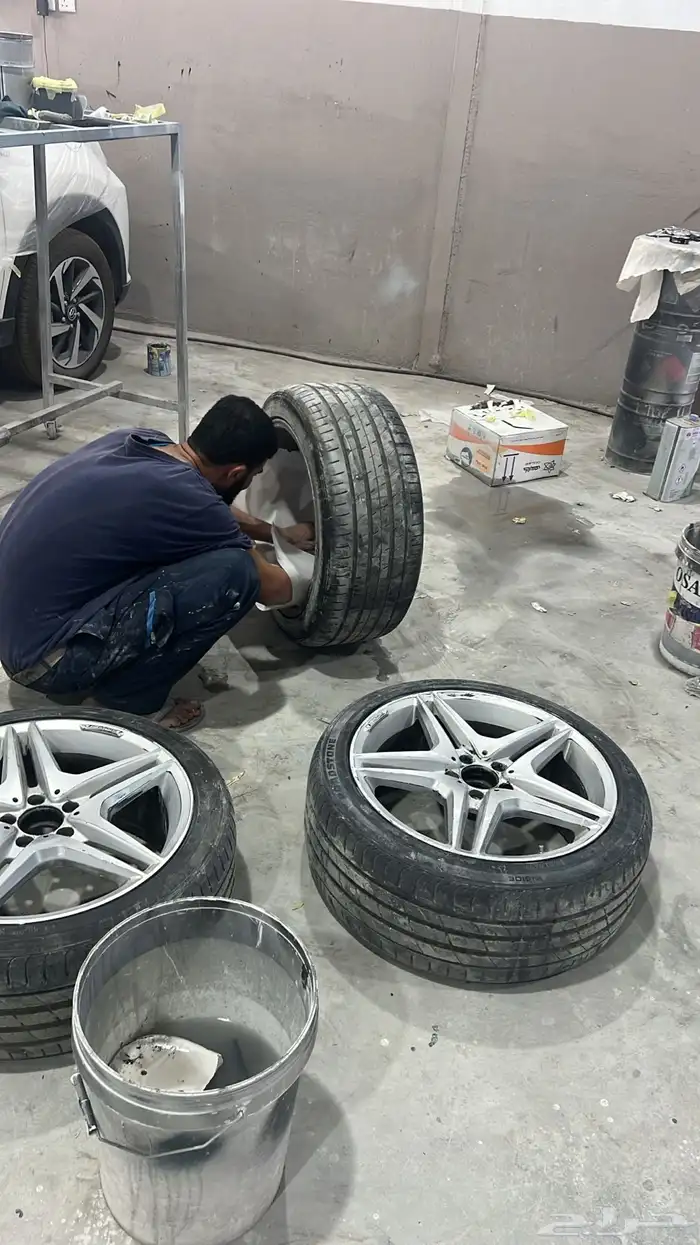 سمكره وبويه رش وتعديل على البارد تابي وتمارا 35