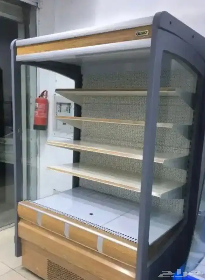 ثلاجة خضار و تمور و عصائر عرض بدون زجاج (جديد) 6