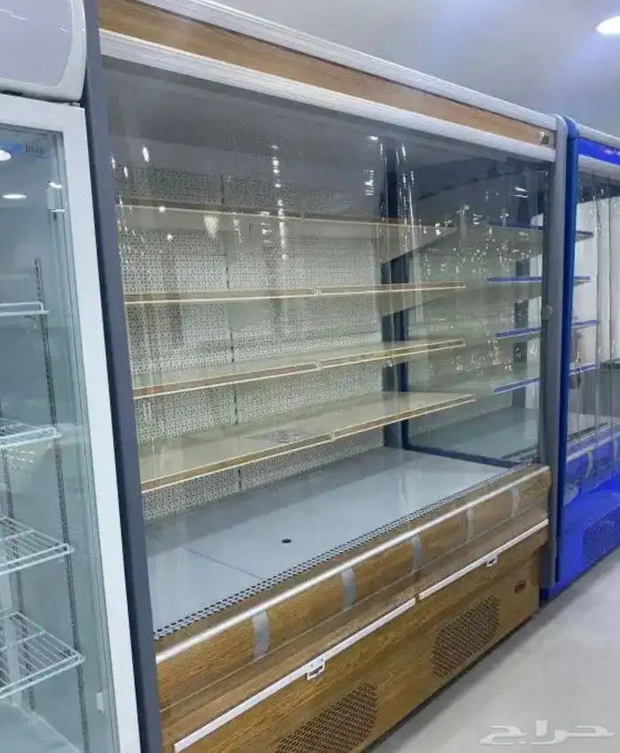 ثلاجة خضار و تمور و عصائر عرض بدون زجاج (جديد) 1