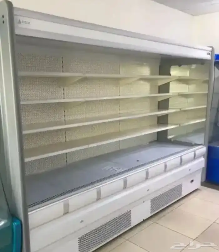 ثلاجة خضار و تمور و عصائر عرض بدون زجاج (جديد) 9