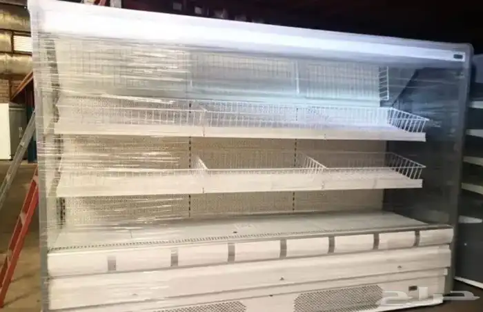 ثلاجة خضار و تمور و عصائر عرض بدون زجاج (جديد) 3