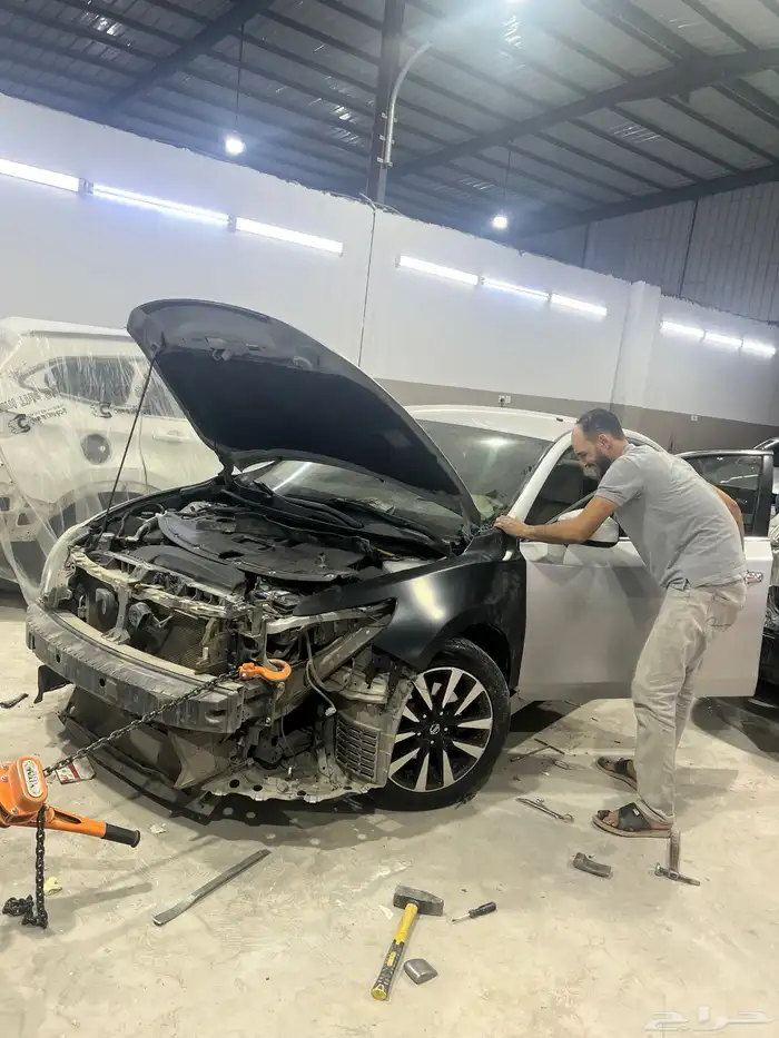 سمكره وبويه رش وتعديل على البارد تابي وتمارا 19