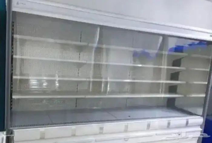 ثلاجة خضار و تمور و عصائر عرض بدون زجاج (جديد) 8