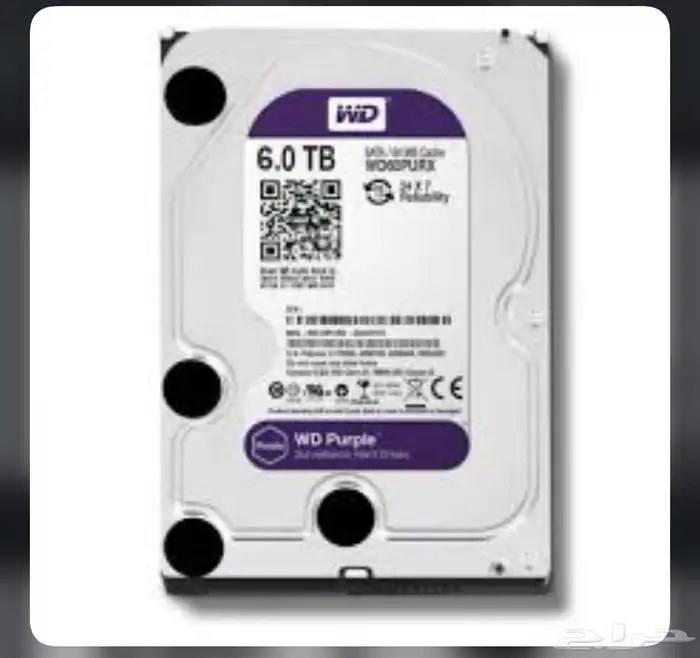 هارد يسك wd purple 6tb 0