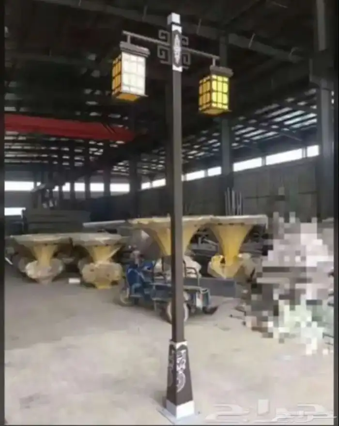 اعمدة وكشافات شوارع قواعد خرسانيه  اعمدة ديكوريه كوابل كهرب 15