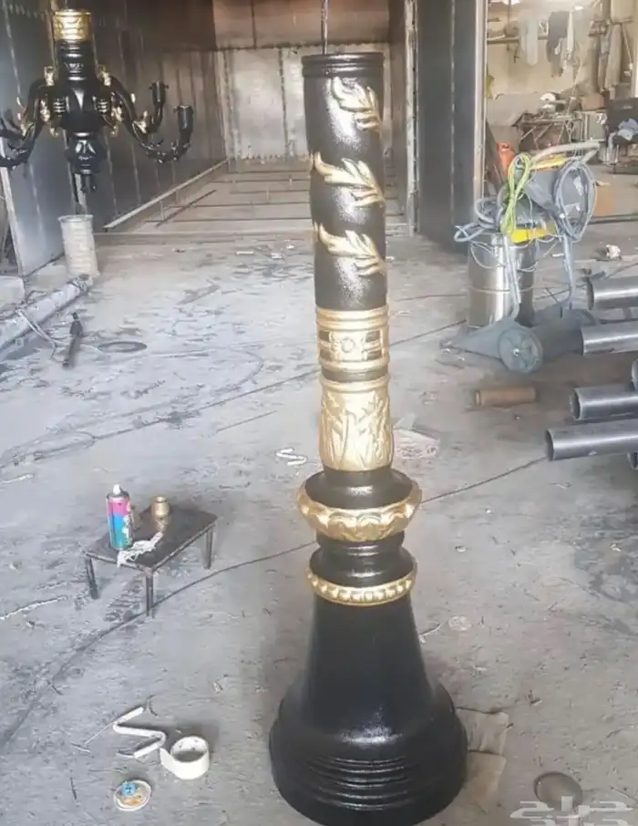 اعمدة وكشافات شوارع قواعد خرسانيه  اعمدة ديكوريه كوابل كهرب 22