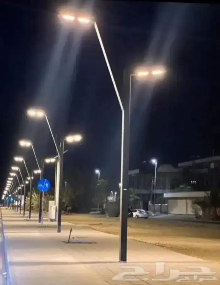 اعمدة وكشافات شوارع قواعد خرسانيه  اعمدة ديكوريه كوابل كهرب 7