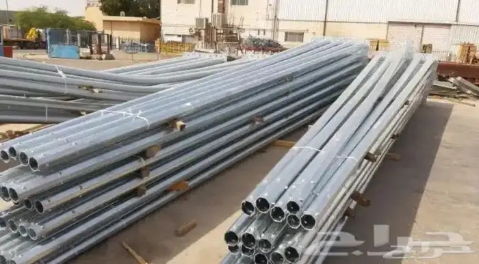 اعمدة وكشافات شوارع قواعد خرسانيه  اعمدة ديكوريه كوابل كهرب 9