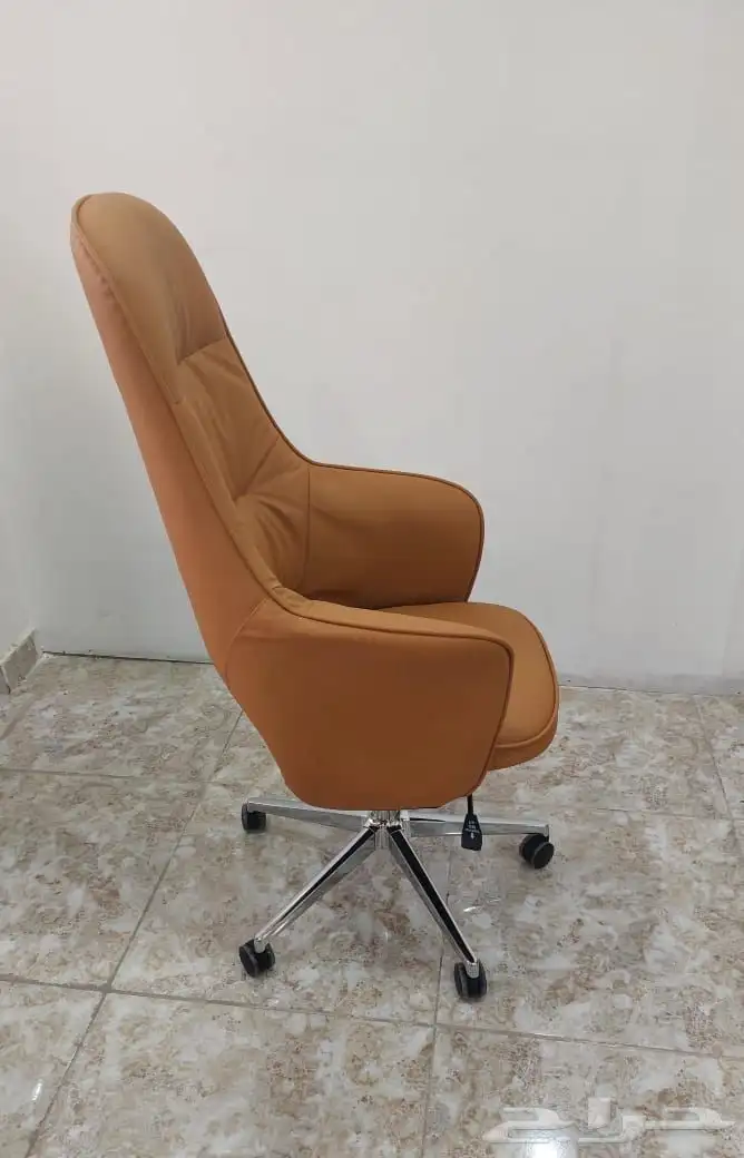 كراسي مكتبيه طبيه جلد وشبك تشكيله جديدة 4