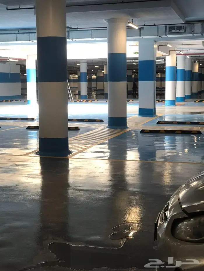 تخطيط دهانات بويا مواقف ايبوكسي مصدات مطبات زوايا مشاريع 18