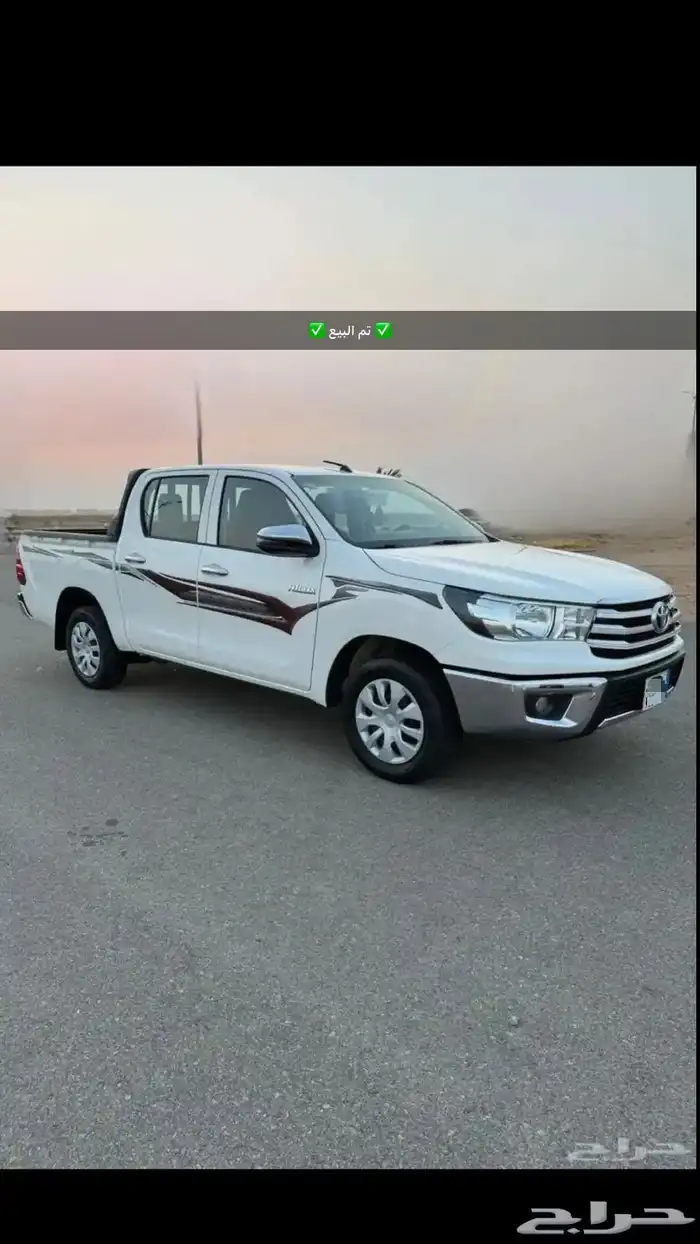 للبيع هايلكس GLX غمارتين مديل 2018 TOYOTA HILUX ممشى قليل 0