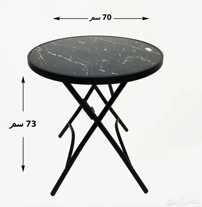طاولة زجاج دائرية 1